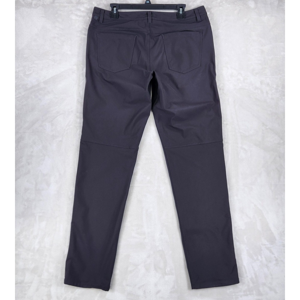 Lululemon Pants Mens 34x34 Gray 5 Pocket Stretch LM5426 Tech Chino Casual - Picture 2 of 13